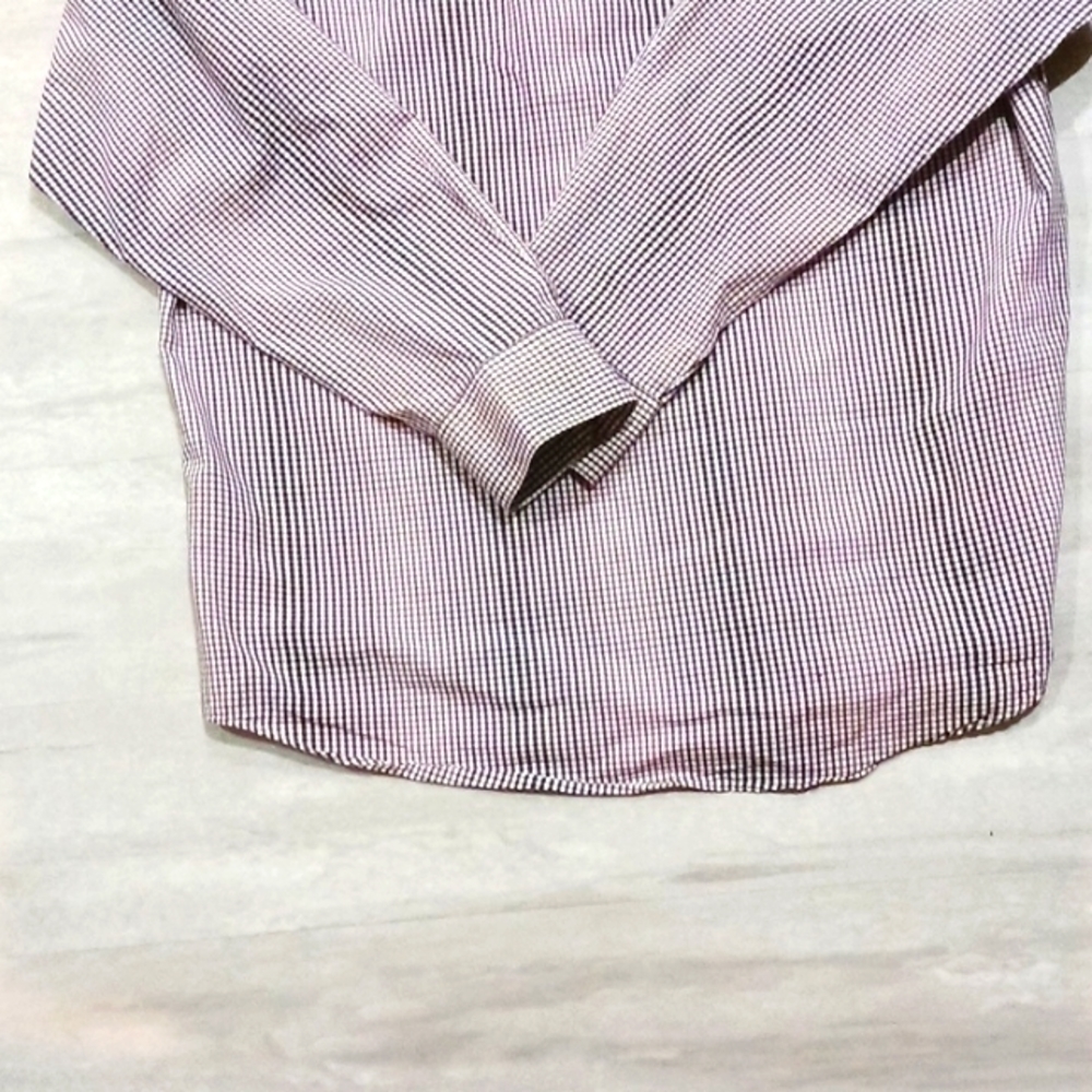 Alanfi Men's Slim-Fit  Easy-Care Business Casual Button Down Shirt. Size Xl. - Picture 9 of 12